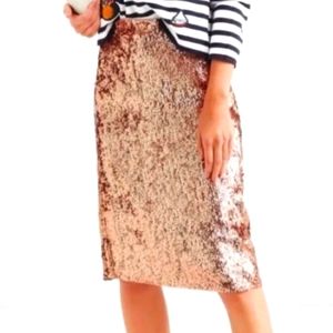 ❌️UPDATE SOLD❌️J Crew Sequin Skirt